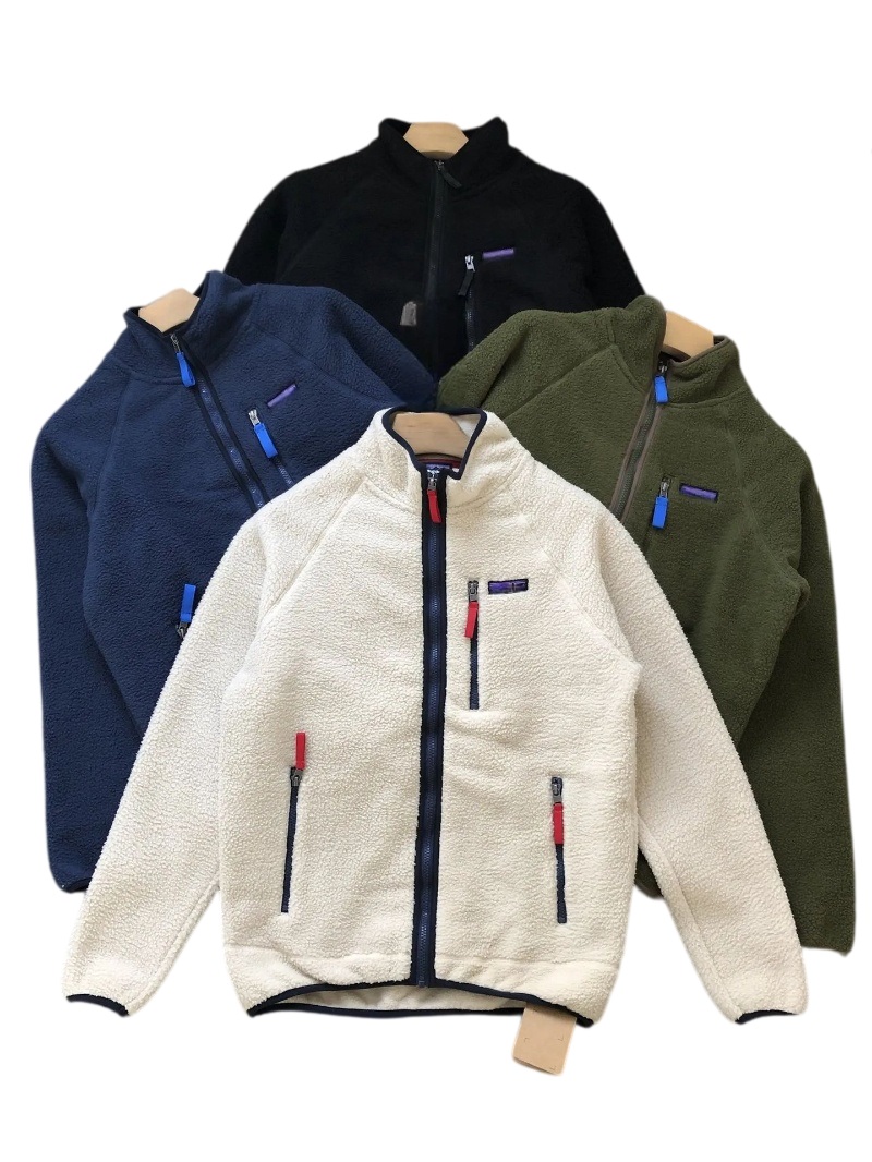 26ss fleece jackets Designer Mens jacket women coats Thick warm down Classic Retro autumn winter couple models lamb cashmere coat pullover hooded dh