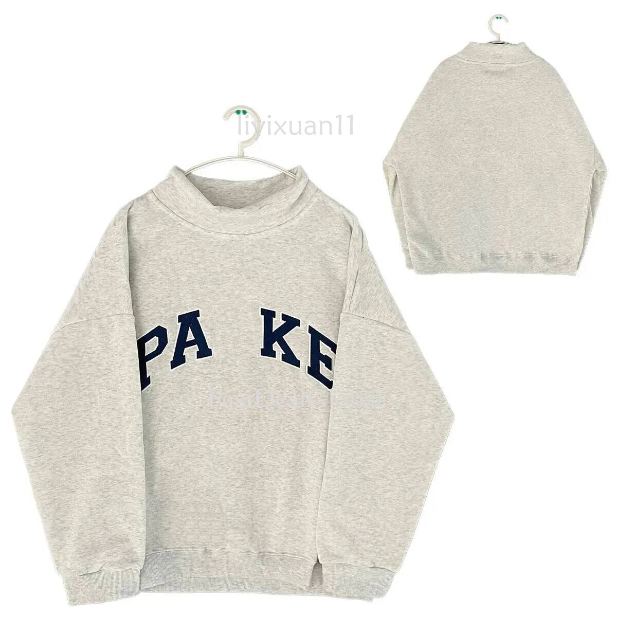 parkersweatshirt mockneck designer hoodie women designer parke clothes women sweatpants shorts tracksuit Sweatshirt pants spring Embroideried sweats