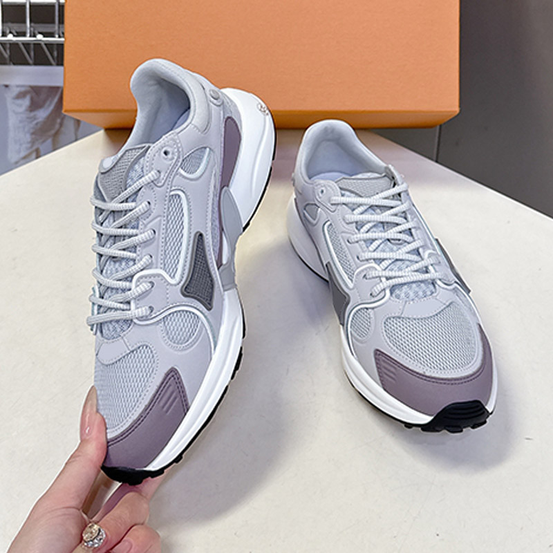 Womens Olympia Sneaker Classic Pattern Design Womens Casual Shoes High Quality Leather Spliced Street Flat Shoeies Lace Up Trendy Shoes
