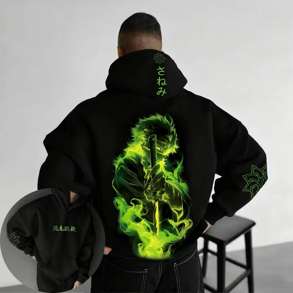 Demon Slayer Blade Men's Hoodie Komatsu Anime Spring Autumn New Style Suitable for Both Men and Women J260916