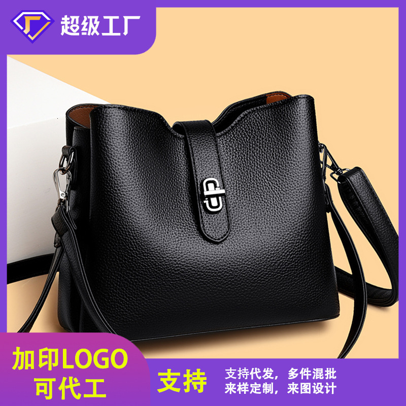 2026 Fashionable New Single-Shoulder Crossbody Bag, Bestseller In Cross-Border Sales, High-End Large-Capacity Versatile Commuting Bucket Bag For Wom