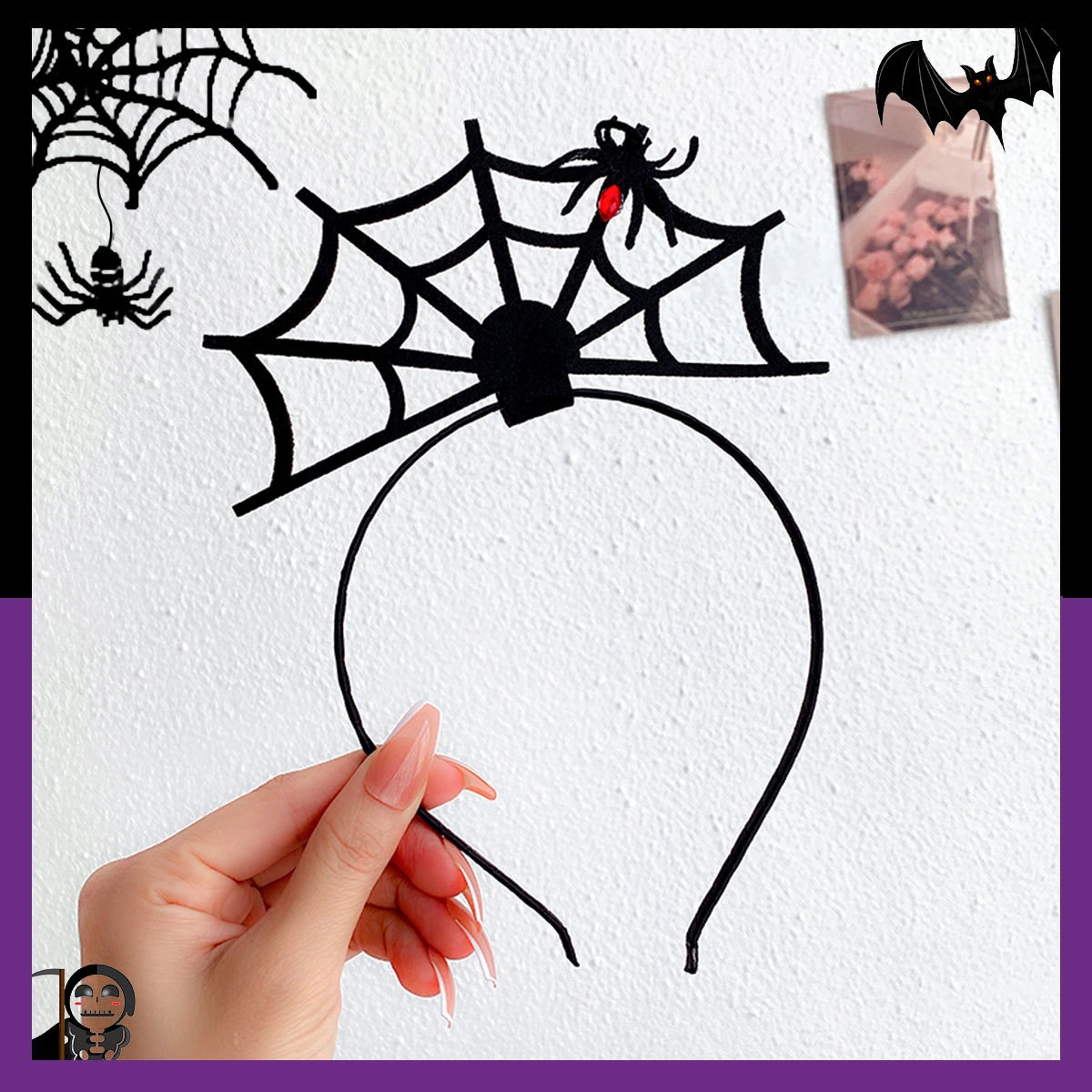 Free Shipping New Halloween Novelty 3D Headband, Quirky Cosplay Party Costume Hair Hoop, Women's Party Dress Up Hair Clip