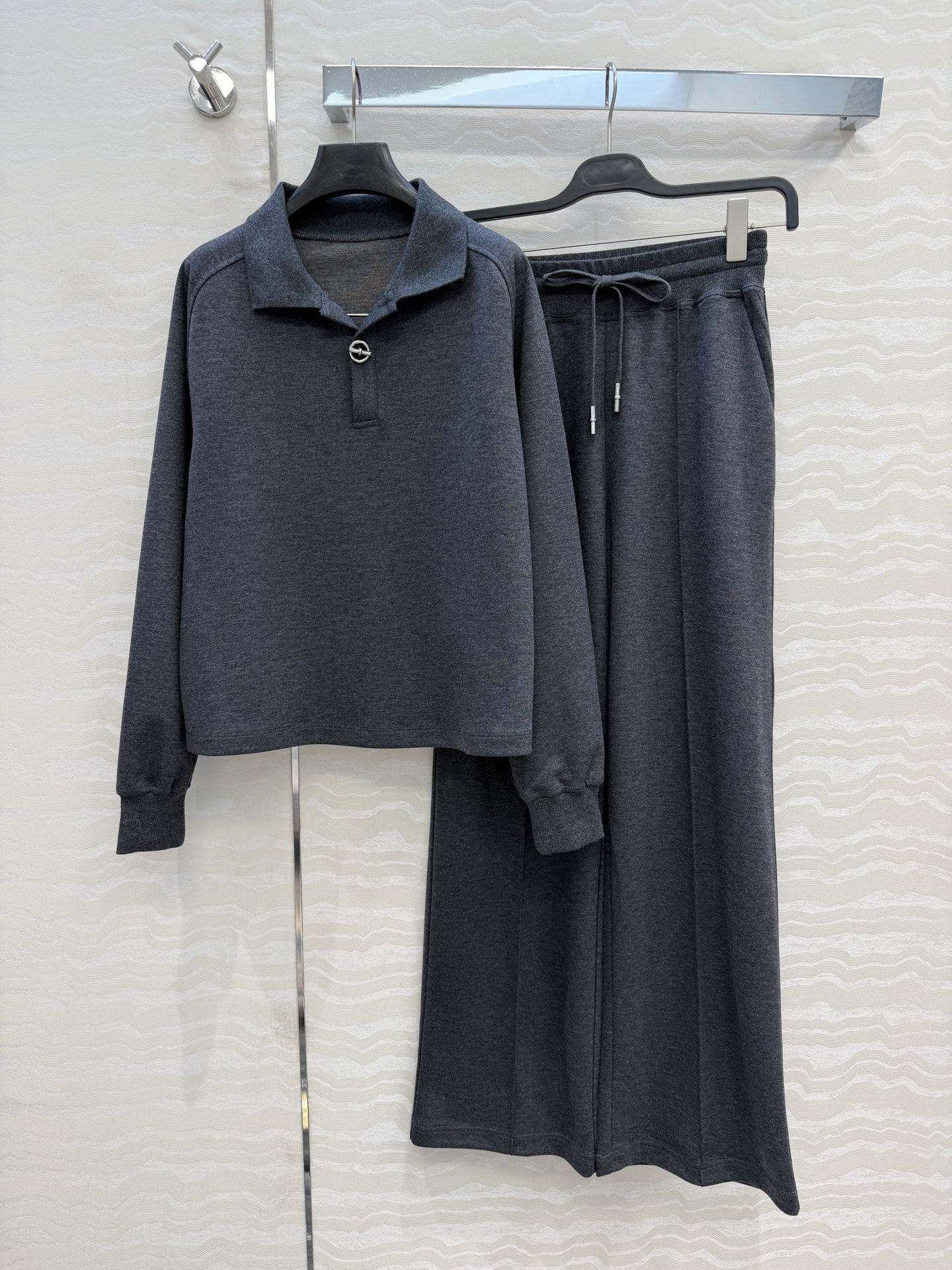 Milan Runway Two Piece Pants 2026 New Autumn Winter Fashion Designer Women's 2 Piece Sets Brand Same Style Tracksuits 0916-12