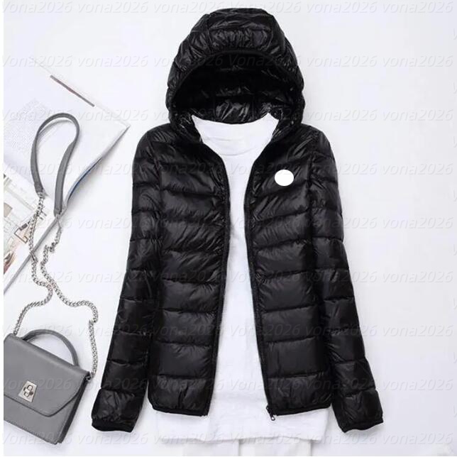 Winter brand new women's designer cardigan zipper down parka jacket varsity waterproof light weight luxury windbreaker coats womens warm body o