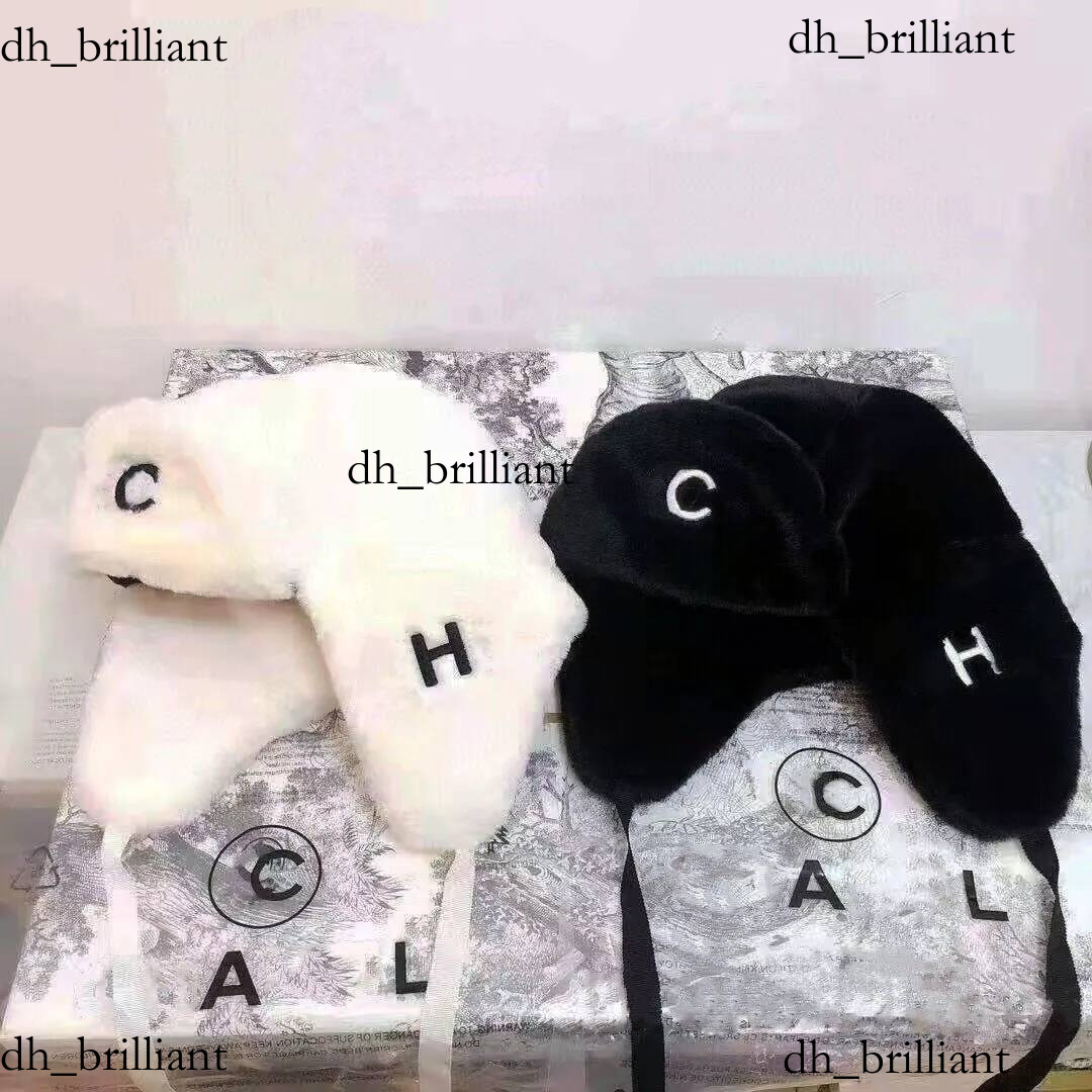 Bonnet de luxe en mélange de fourrure de lapin, unisexe, décontracté, chaleur d'hiver, casquette de crâne, noir et blanc