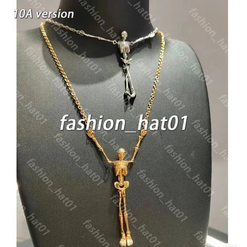 2026 AAA hot sales Designer High Version ViEmpress Dowager Skull Viviannens Necklace Feminine Crazy Personality Style Viviane Necklace 58d