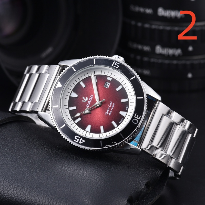 Hot selling Rad Wristwatch for Men 2026 New mens Watches Three needles Quartz Watch High Quality Top Luxury Brand designer Clock Steel Strap Fashion