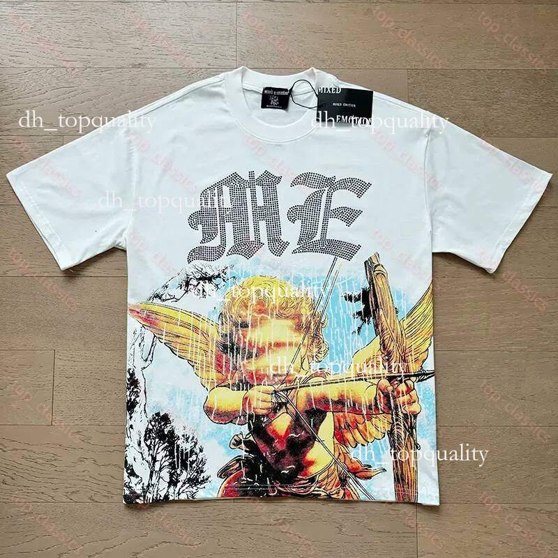MIXEDEMOTION T Shirt Comfortable Ventilation Mixed Shirt Designer Y2k Shirt Graphic Tee Summer Loose Fit Fashion Shirt Casual Shirts Hip Hop Tees e2
