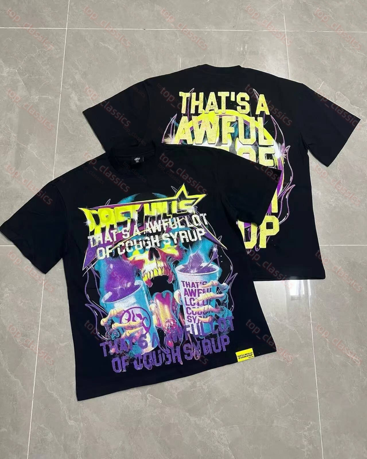 Designer Awful Lotta Cough Sryup Shirt Men Thats A Awful Lot Of Caugh Syrup Shirt Summer Shirts Graphic Tee Y2k Shirt Women Street T Shirt Hip Hop O