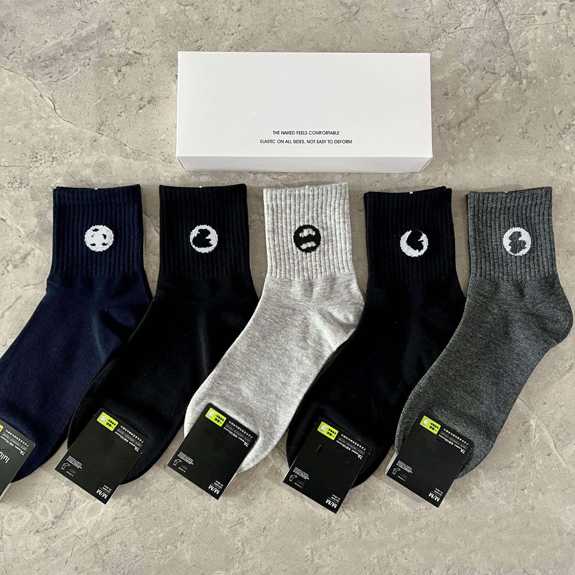Men's Chrome Men Women Socks Designer Stocking Classic Comfortable Breathable Cotton High Quality Fashion 15 Kinds Of Color Freedom