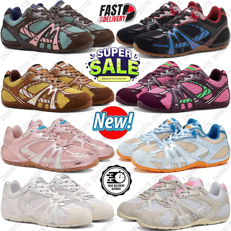 Rare Discontinued mj Ladies Trainers 72 Spring Sneakers Y2K trainers Daisy Yellow Multi running shoes pink gray Retro Womens Fashion Designer Street