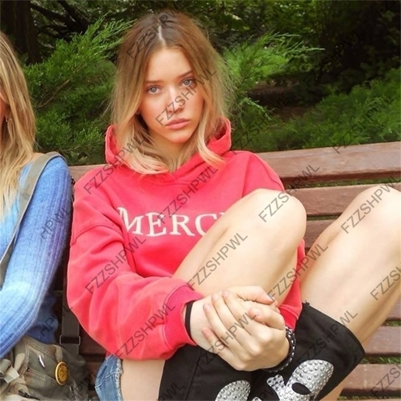 Harajuku Women's Hoodie with Letter Print Aesthetically Casual Retro American Street Style Rock Everyday Commute Y2K Sweatshirt 260915