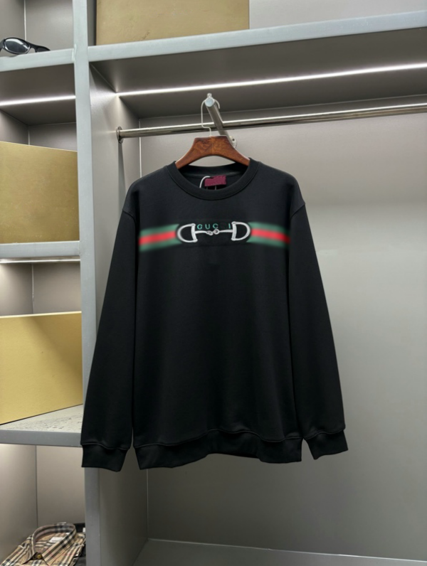 Men's Plus Size Hoodies & Sweatshirts New AOP Jacquard Letter Printing Knitted Sweater Customized Jacquard Knitting Machine Enlarged Detail Rou
