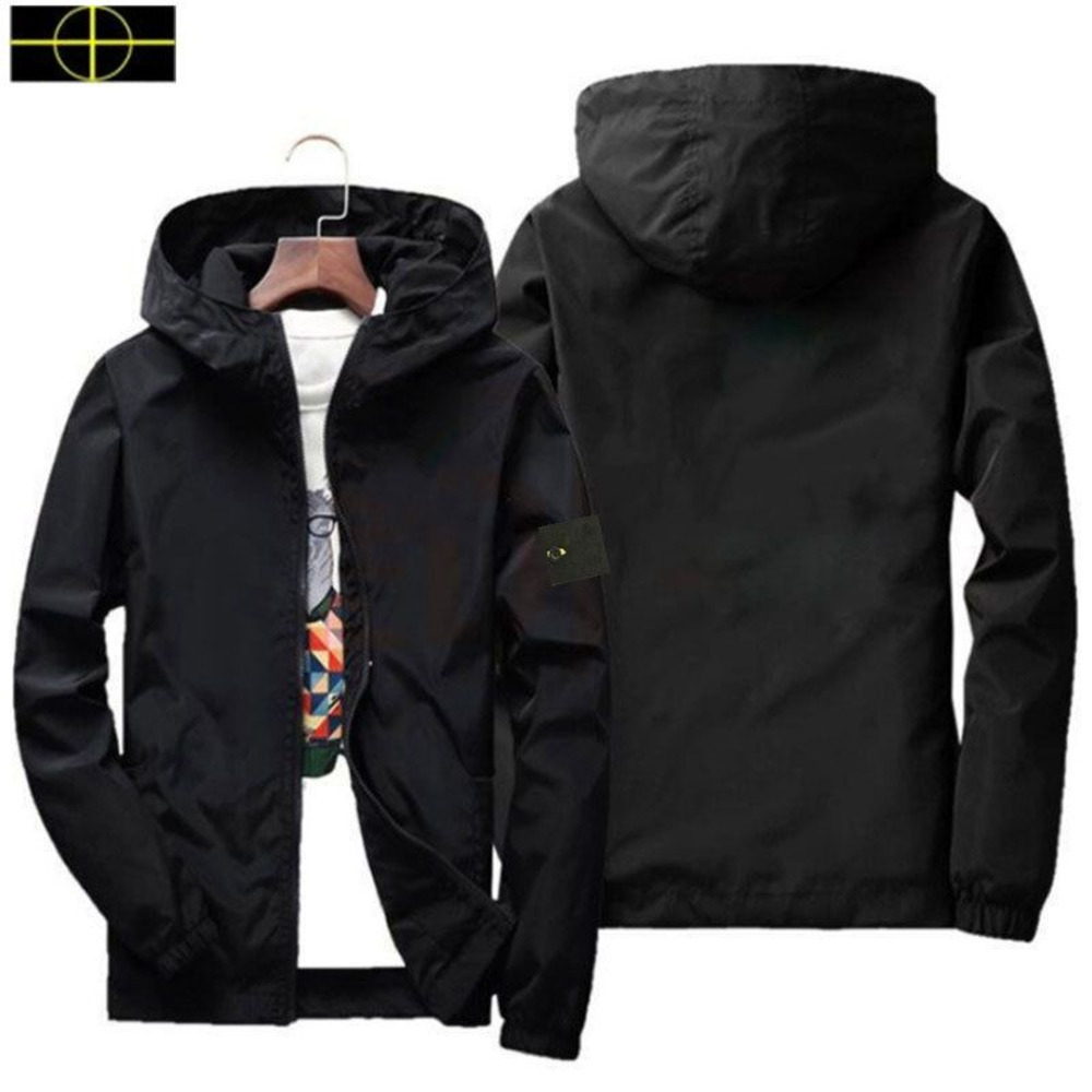 Stone Jacket Multi Style Compass Badge Outdoors Hik Outwears Men Designer Spring Autumn Coat Zip Up Hoodie Lightweight Windbreaker Topstoney Overshi
