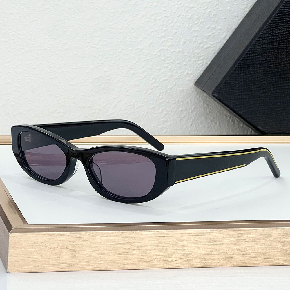 Eyewear Collection sunglasses Womens Luxury Designer Sunglasses SPRD22 exquisite rectangle acetate frame fashion travel sunglasses black lenses with