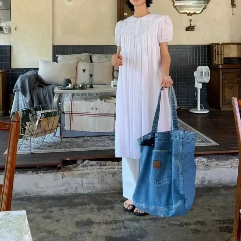 Designer Tote Bags for Fi Wan Shoder Bags Casual Versatile Simple Large Capacity Shopping Bags Class Bag for Girl J260916
