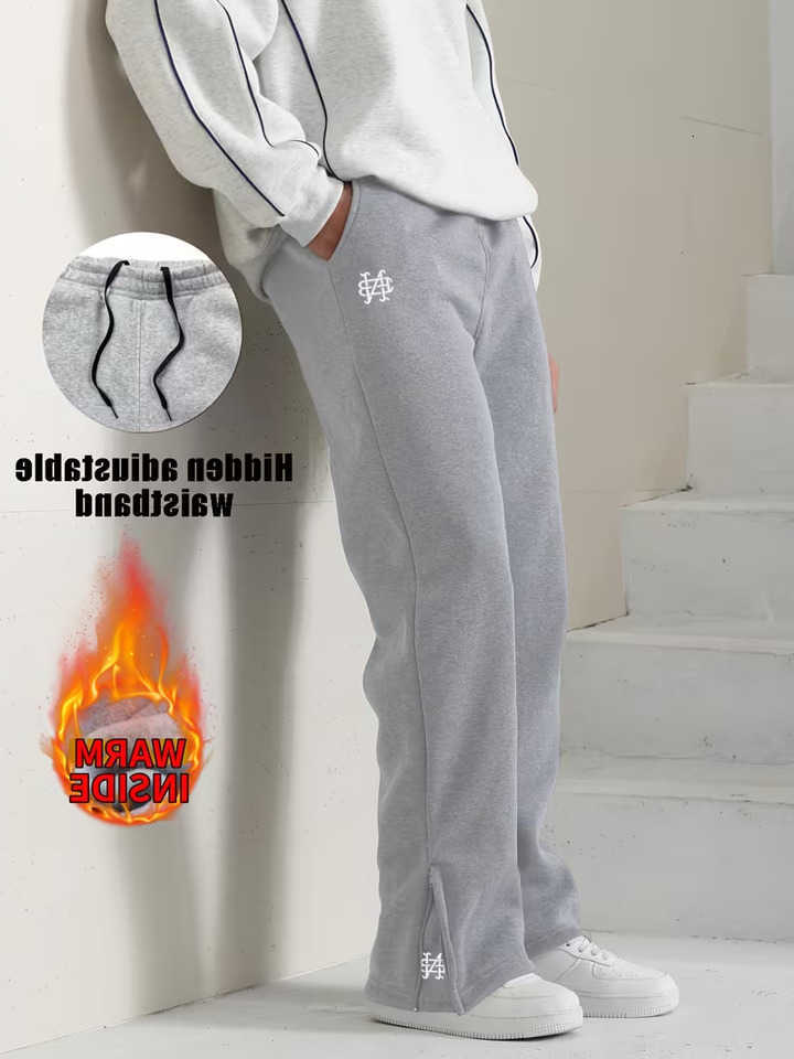 Personalized Pants New Pant Y2K Leg Zipper Embroidery Hip Hop Casual Joggers Men Pants Retro Straight Pants Tracksuit Streetwear D260916