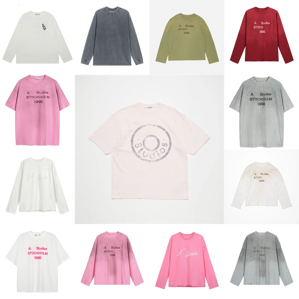Designer hooded sweatshirt men's T-shirt retro loose long sleeve women's luxury street fashion style letter print T-shirt cotton shirt siz