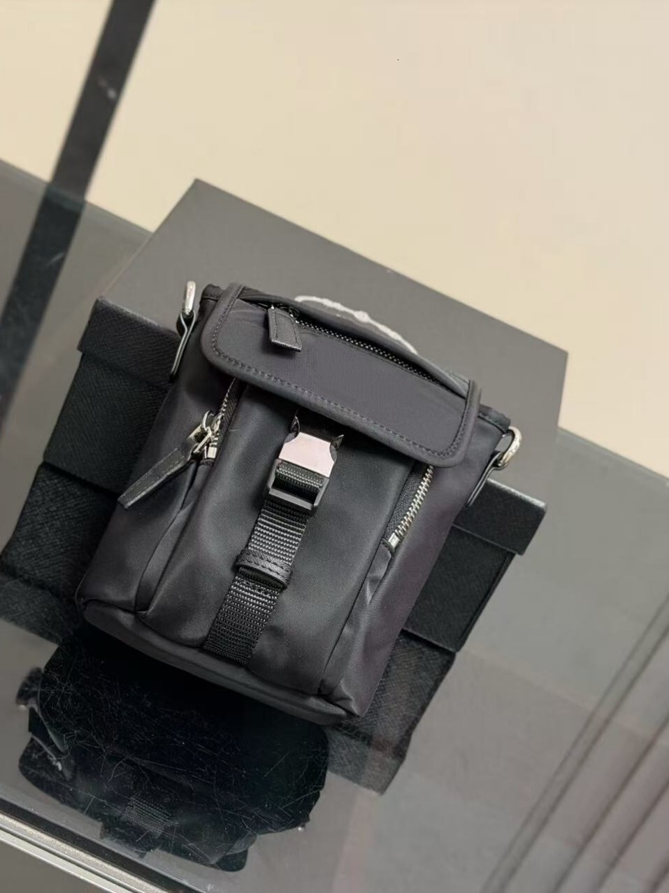 P designer bag lightweight underarm parachute nylon crossbody camera bag men's hobo travel tote bag women's casual backpack