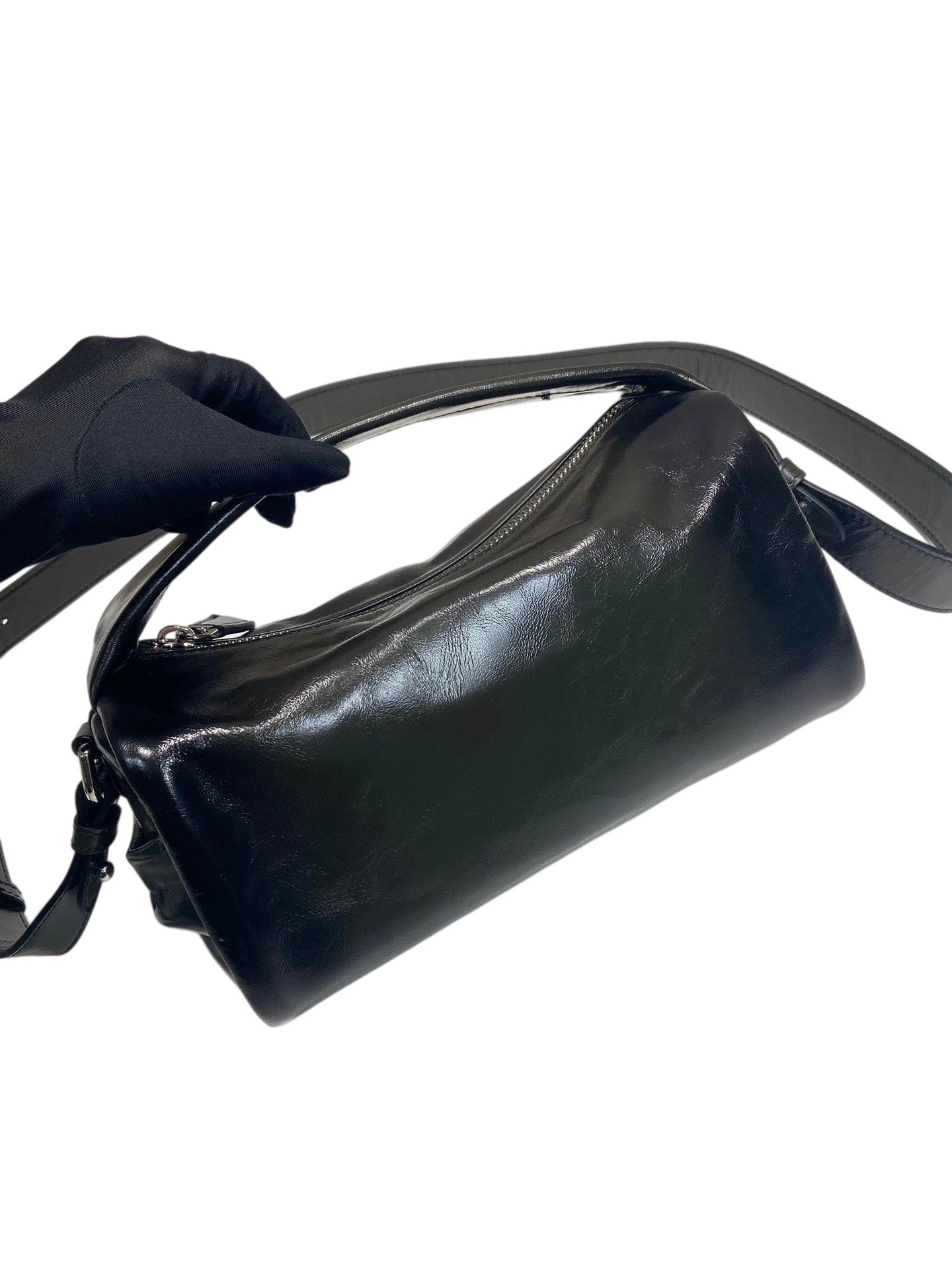 Brand handbag 24CM 33CM designer tote luxury shoulder bag for man and woman italy genuine oil wax leather