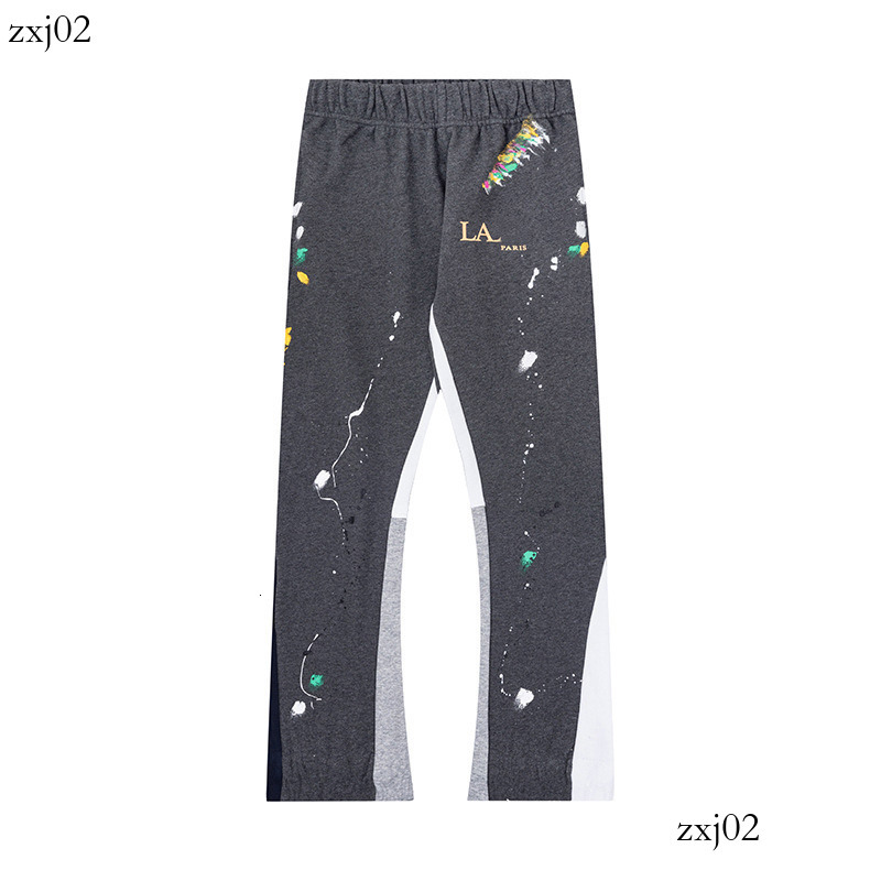 Gally Depotly Women Pants Vertabrae Pants Letter Printing Hip Hop Street Sweatpants Men Women Heavy Fabric Unisex Joggers Drawstring Gallerty Deppt