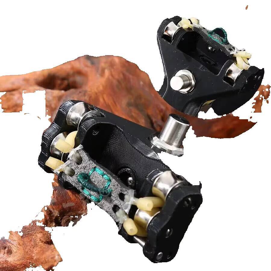 2026 New ABS Rapid Fire Round Rubber Band outdoor Automatic Loading Slingshot Outdoor Sports Competition Hunting Tool W260629 W260707 Free Shipping