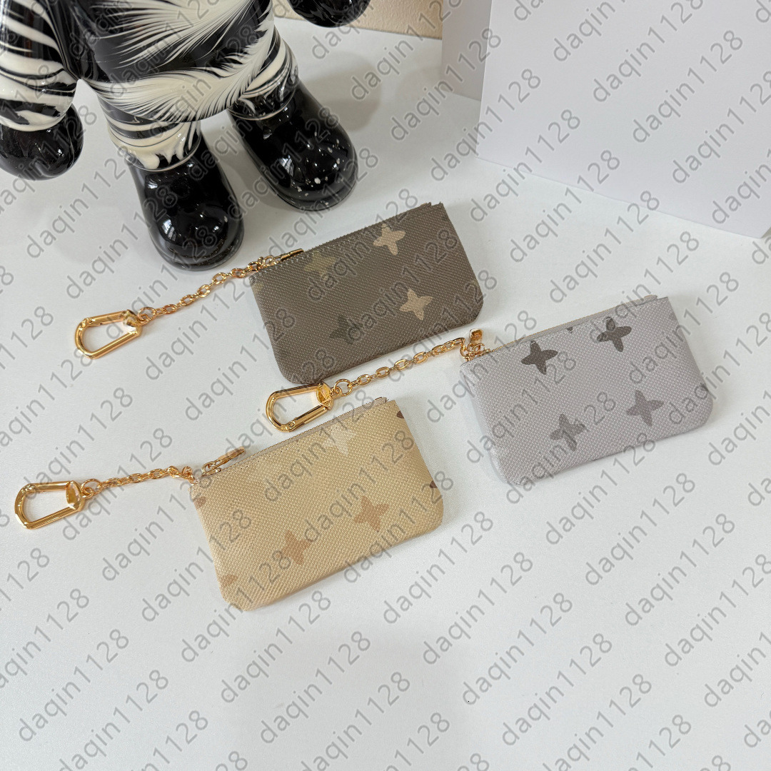New Casual Key Pouch Designer Wallet Fashion Zipper Womens Luxury Card Holders Coin Purse Mobile Phone Rope Billfold Hand Clutch Bag M62972 A09BLO