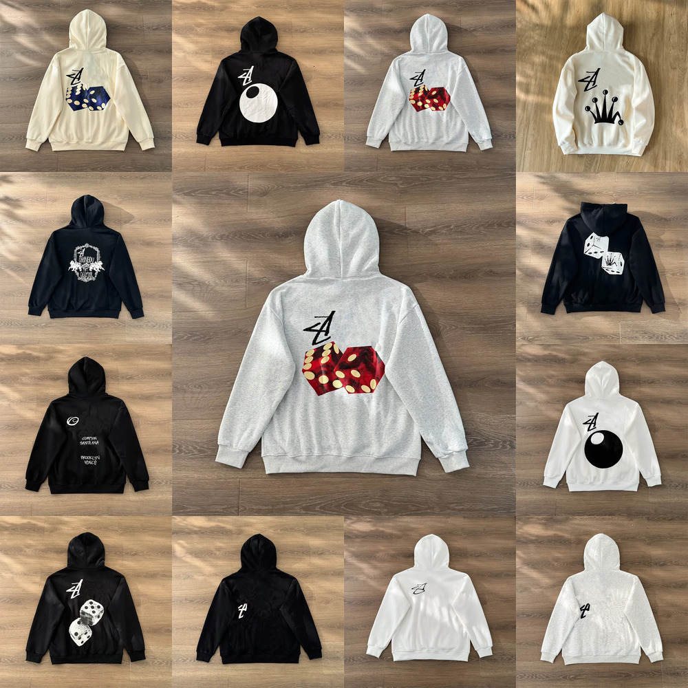 Designer men's hoodie hip-hop street retro trendy pullover letter print men's and women's same style sweatshirt street casual loose s