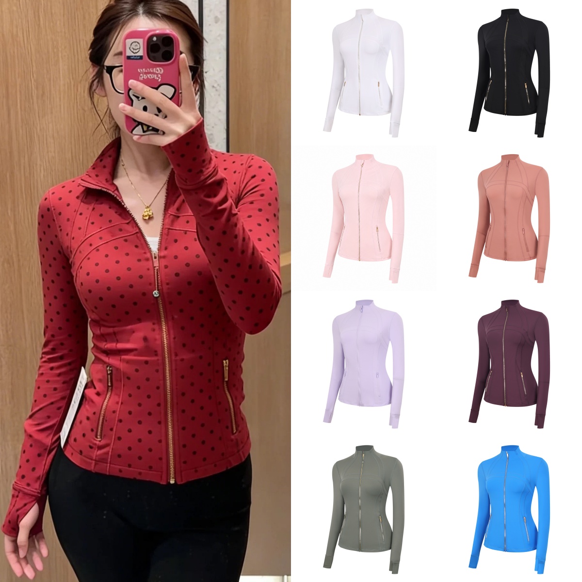 Personality women Yoga long clothes sleeves jackets Solid Color short Nude Sports Shaping Waist Fitness Jogging Sportswear For Lady Gym Leggings