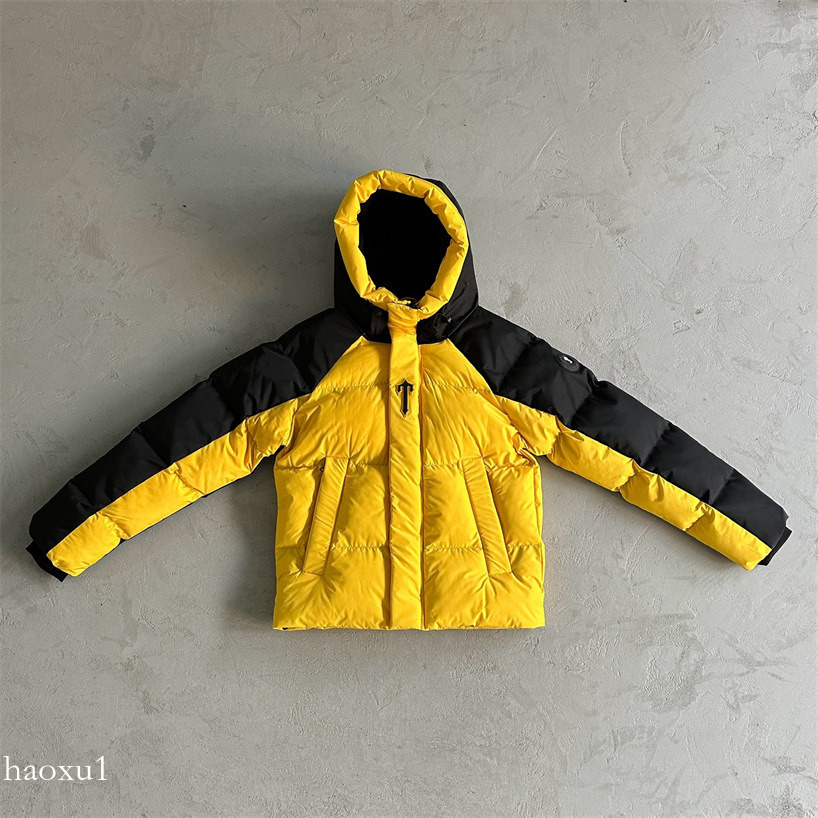 Trapstarp Puffer Jacket Designer Men High Quality Windbreaker Down Coat Windproof Outwears London Warmer Embroiderye Bright Down Jacket Puffer Jacke