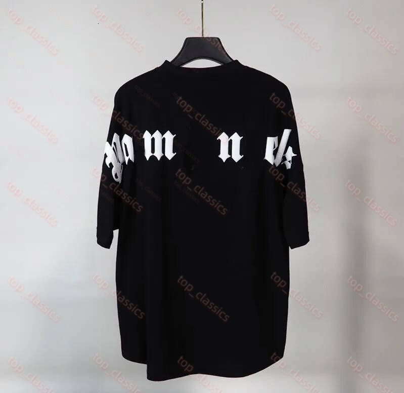 Summer Palmity Anglesshirt Tshirt Designer Palmity Tshirt Luxury Fashion Mens And Womens Clothing Casual Angel T Shirt Fashion Round Neck Tshirts 7a