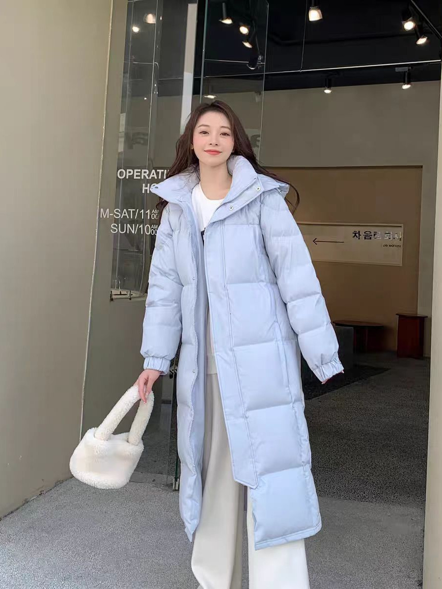MM Mingmo same women's down jacket, unisex long over-the-knee thickened winter 2026 new couple's style
