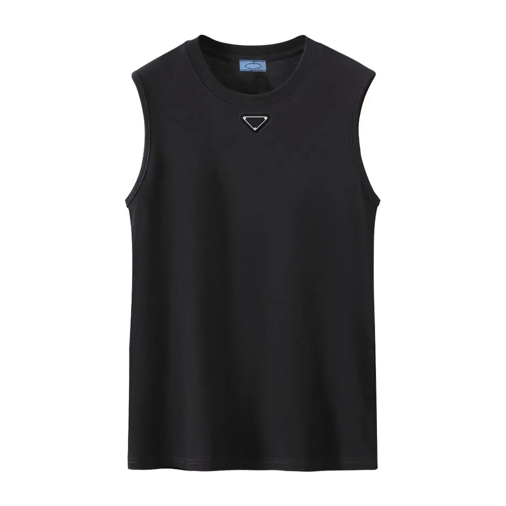 Summer Mens Designer Vest Tshirt Slim Fit Breathable Sweat Absorbing Black Sports Underwear Vest Fashion Wear