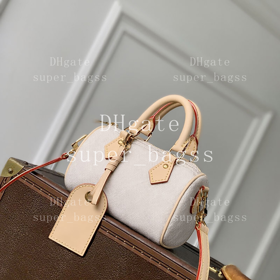 Nano Speedyy Handbag 16CM Luxury Mini Designer Bag Shoulder Crossbody Bag Master Quality Jacquard textile Evening Bag With Gift Box LS01C
