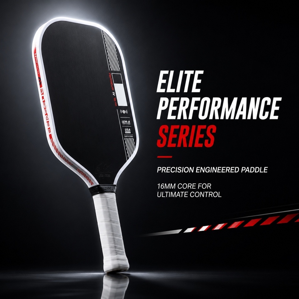 Pickleball Paddle - 4th-generation Hot-Pressed Integrated Design, Textured Matte Surface Made of T700 Carbon Fiber Cloth, PP Hon J260916