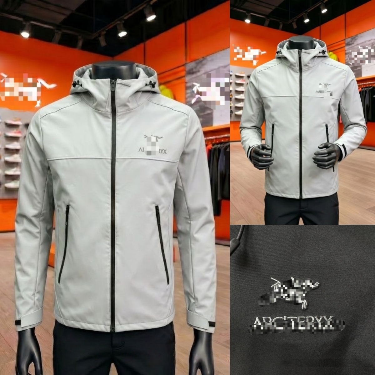 Mbroidered Bird Hardshell Jacket Fitness Top Yoga Jacket Gym Jacket Sports Top Outdoor Running Lightweight Single-layer Outdoor Hiking Travel Unisex