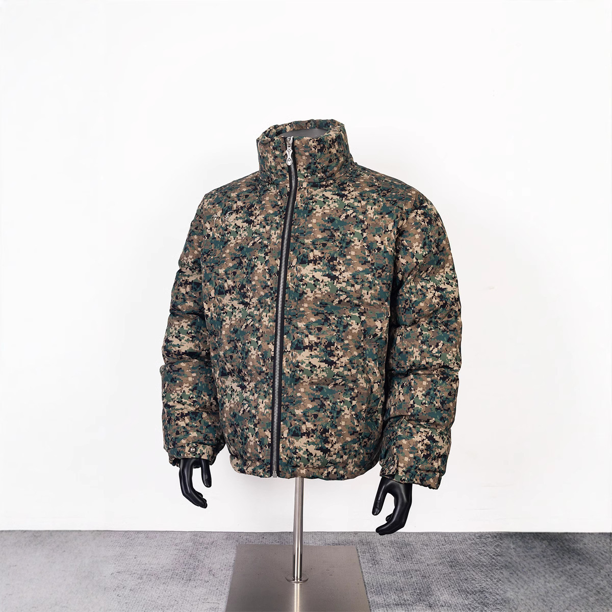 thug club jacket designer men Metal Buckle American High Street Camouflage Loose Cotton Puffer Jacket for Men and Women