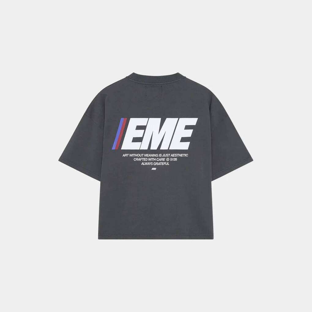 EME Studios Shirt Women's Mens T Shirts EME Print Pearl Oversized Tee High Street Fashion Men's Casual Loose T Shirt Quality Cotton Short