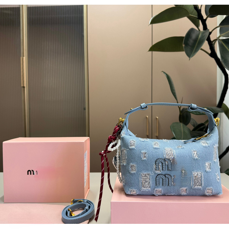 Muilies Bag Designer Tote Bag Mieumieubag Luxury Ladies Canvas Hobo Handbag Handle Zipper Closure Detachable Strap Crossbody Kids Shoulder Mini Purs