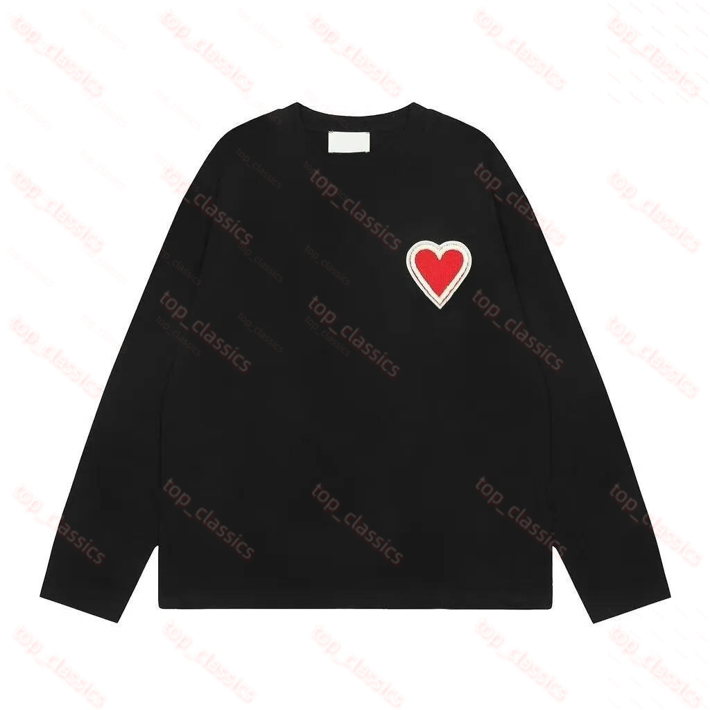 Designer Paris Hoodie Mens Autumn Winter Amiraly Hoodie Casual Loose Pullover Sweater Round Neck Heart Hoodie Men Women Fashion High Quality Cotton
