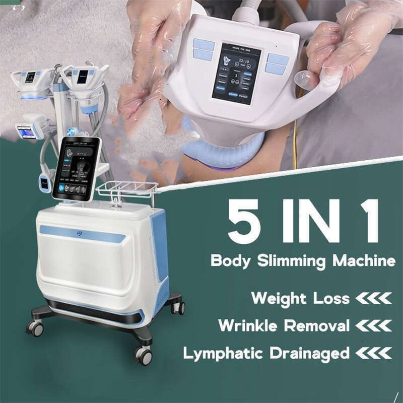 5 In 1 Vela Body Shape Slimming Machine Vacuum Negative Pressure Roller Massage Therapy Facial Firming Wrinkle Remover Cellulite Reduction Equipment
