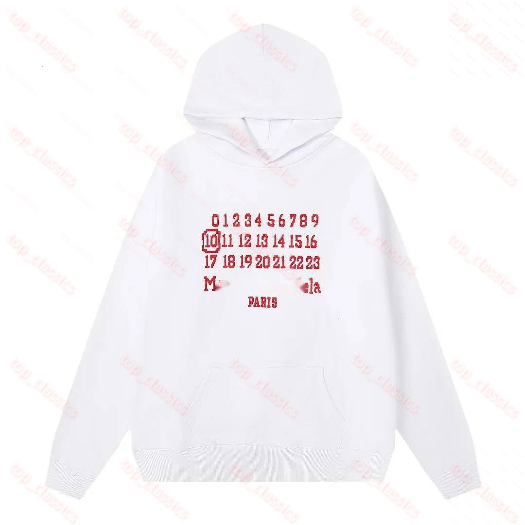Maison Mahara Hoodie Trendy Y2k Men Designer Luxury Clothes Classic Fashion Vintage Printed Digit Graphic Man Maison Myhara Long Sleeves Cotton Hood