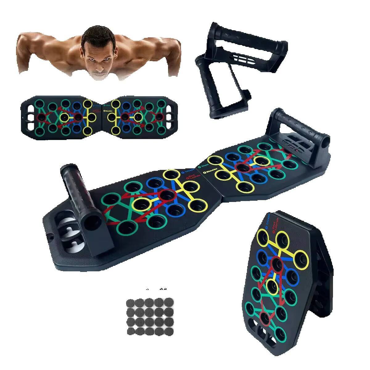 2026 New Multi Functional Board Push Up Handle Professional Home Exercise Gym outdoor Equipment Strength Training 240906 Free Shipping