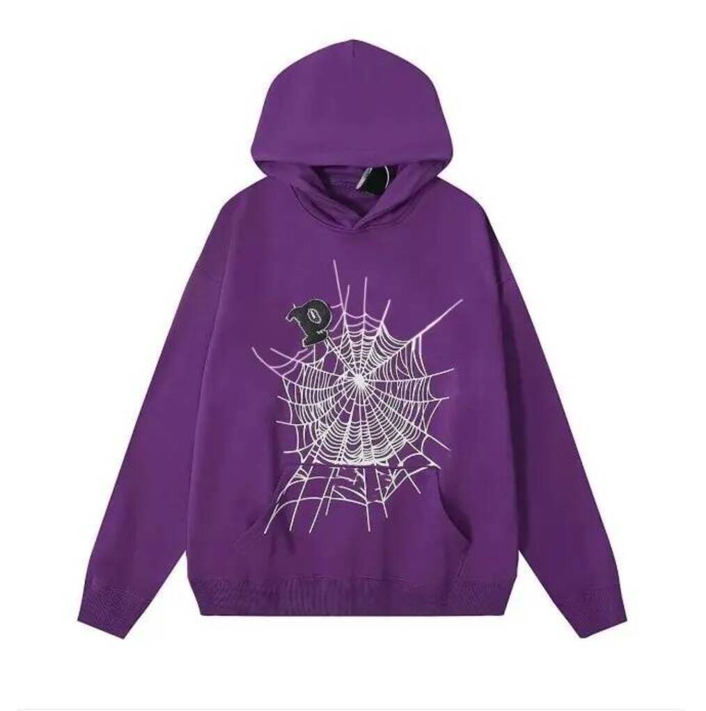 Spider Hoodie Sweatshirts 2026 Puffball Round-Neck Hooded Printed Long-Sleeved Hoodie - Lightweight, Loose-Fitting, Casual Hoodie Casual Brand Jumpe