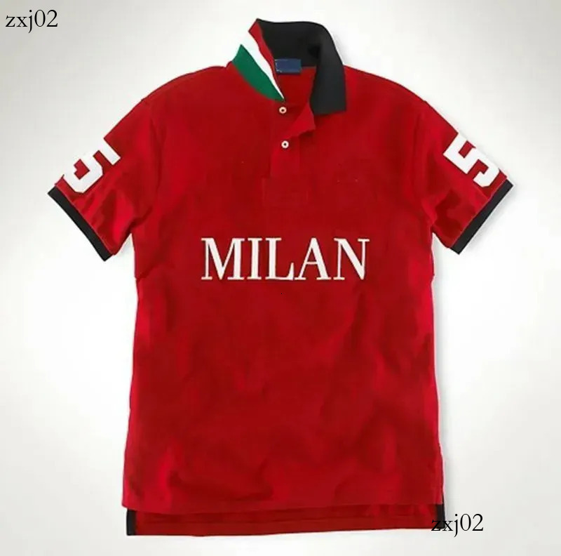 Ralfs Laure T Shirt Men Designer Polo T Shirt Horse Embroidery Mens Womens Fashion Casual Polo Shirt Summer Business Shirt Round Neck Unisex Polo T