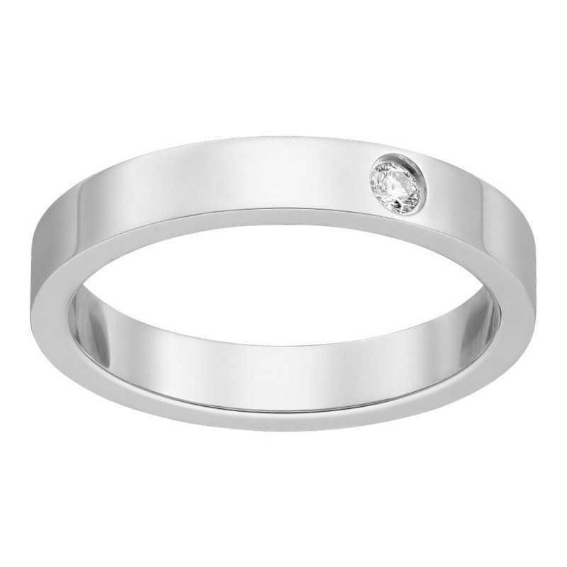 sterling S925 silver we signature wedding ring for women men love couple rings top grade nail engagement rings with diamond S260916MBCP