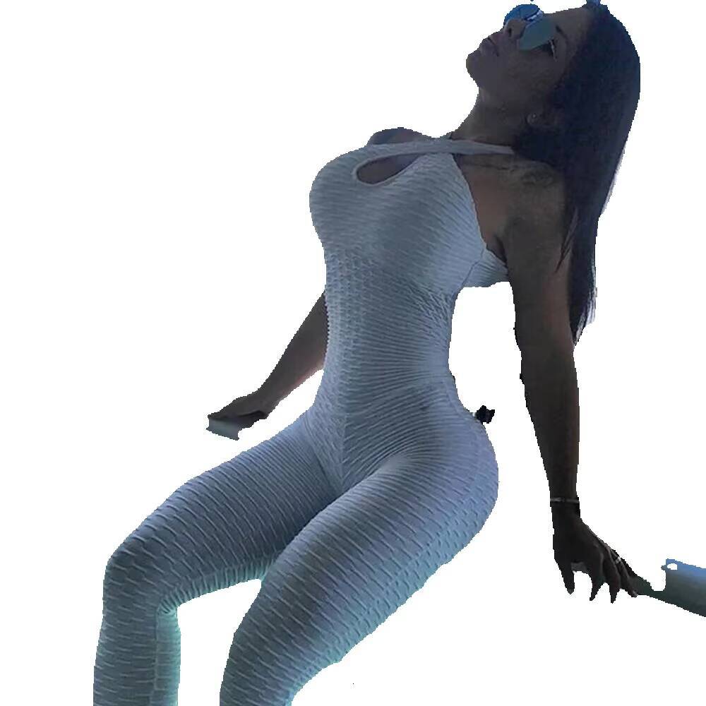 2026 New Yoga Outfit INFILAR Women Bodysuit Female Sport Sets Sleeveless Backless Sexy High outdoor Waist Leggings Fitness Jumsuits Sportswear 23060