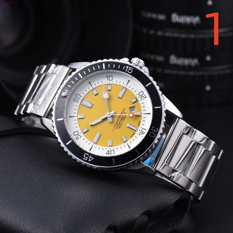 Hot selling Bre Wristwatch for Men 2026 New mens Watches Three needles Quartz Watch High Quality Top Luxury Brand designer Clock Steel Strap Fashion