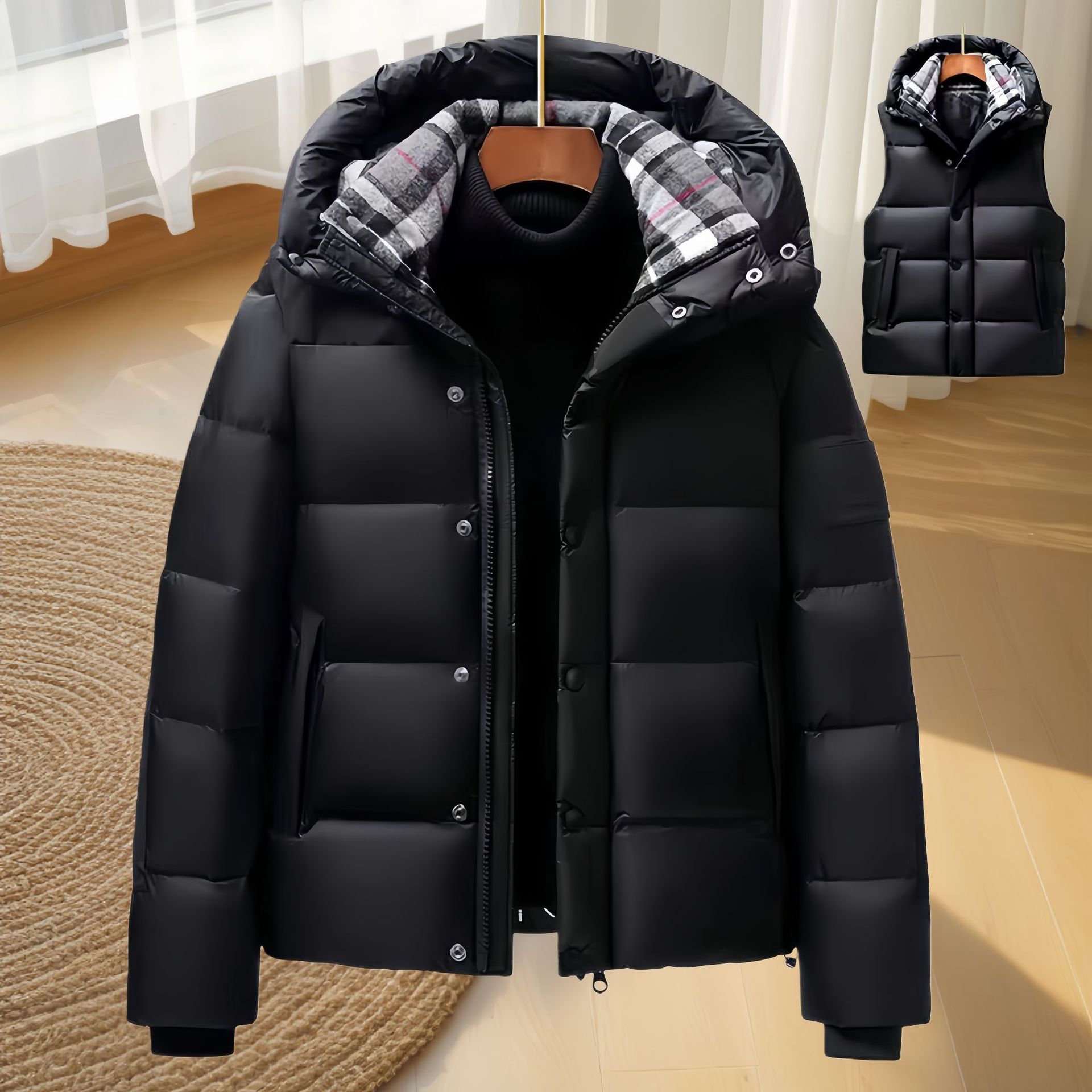 Mens Jacket Designer Puffer Jackets Warm Coat Women Men Puffer Jackets Letter Print Clothing Couple Street Style Winter Winterjacke Down Parka Water