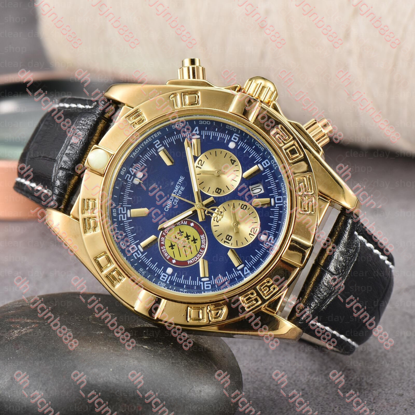 AAA Mens Br Watch Designer Luxury Watch Breillywatch Pilot Chronograph High Quality Automatic/Quartz Movement Stainless Steel Dial Watch Men Women G